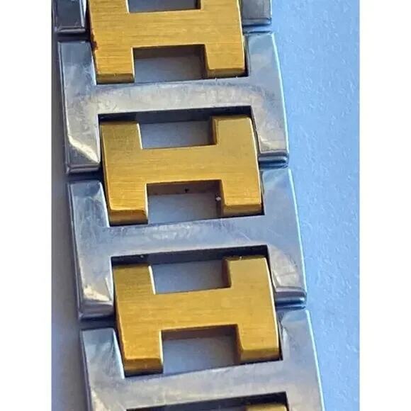 Hermès Clipper Two-Tone Stainless Steel & Gold Watch 6 - Picture 7 of 12
